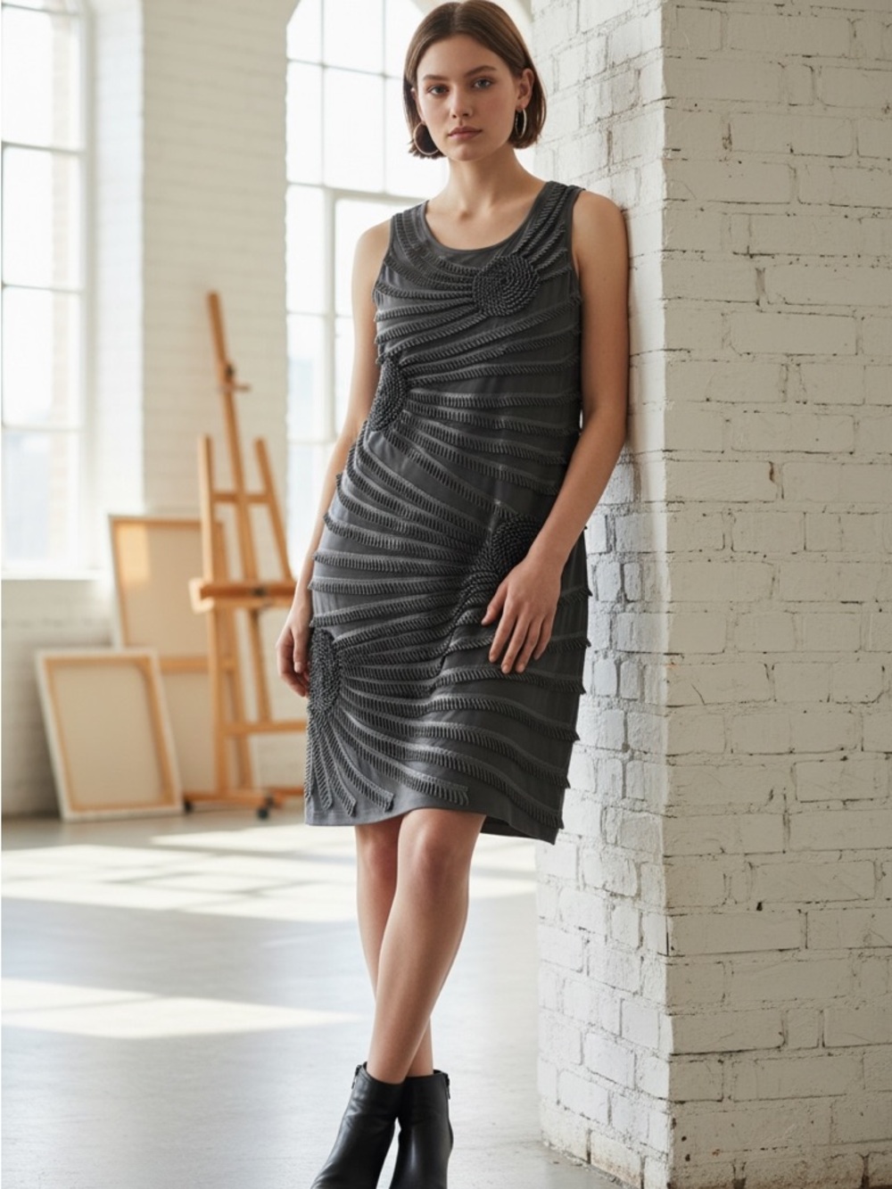 Lauren Michelle Little Black Dress Size L